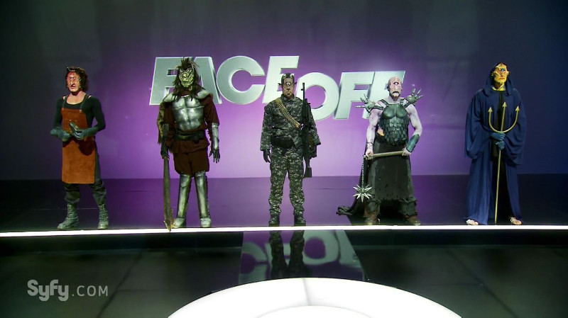 The five creatures on the reveal stage